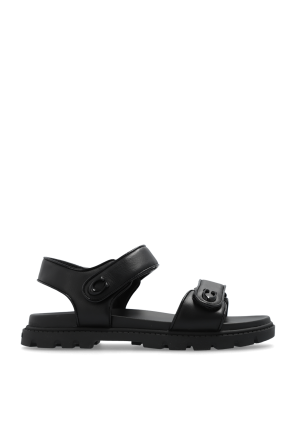 サンダル・ミュール ACNE STUDIOS Women Sandals AC AD0707 BLACK9729 Black Acne Studios - Leather buckle sandal - Black
